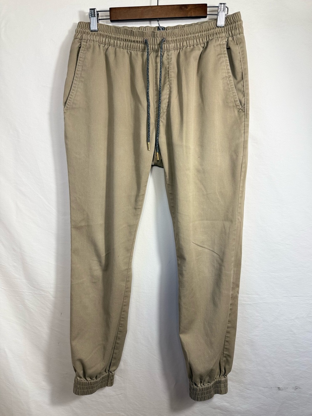 Volcom Men's Frickin Slim Jogger Pant in the Khaki